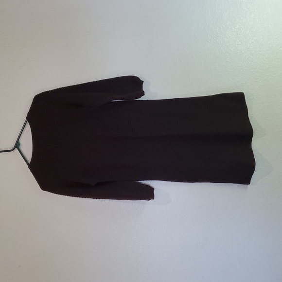 Michael Kors Elegant Brown 3/4 Knitted Dress - Picture 4 of 6